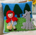 Red Riding Hood Pillow in Red Heart Super Saver Economy Solids - LW4594 - Downloadable PDF