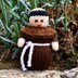 Medieval Monk Doll Knitting Pattern - Toy Knitting Pattern