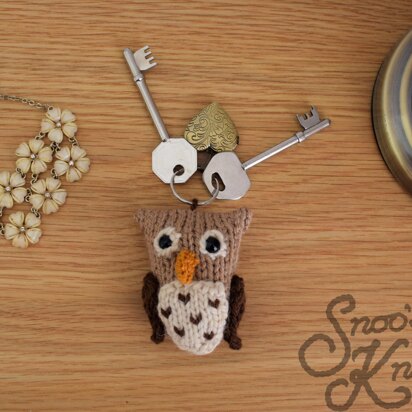Owl Keyring Knitting Pattern Snoo's Knits