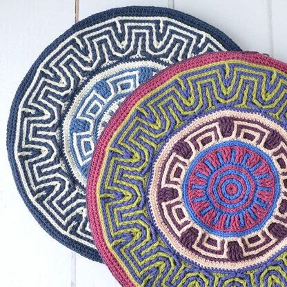 Labyrinth Mandala Pillow