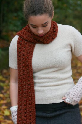 Puffy Links Scarf