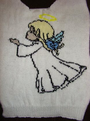 Cute Christmas Angel Jumper
