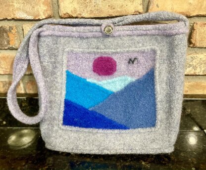 Felted Mountain Bag
