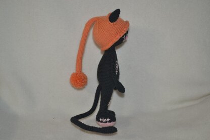 Amigurumi Black cat doll