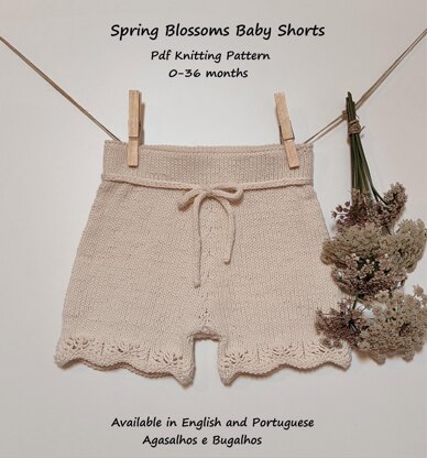 Spring Blossoms Baby Shorts | 0-24 months