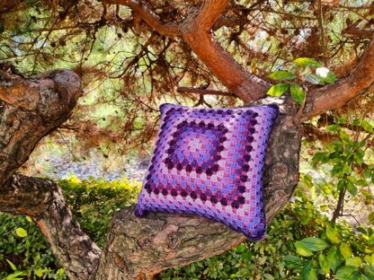 Blueberries Bouquet Granny Cushion