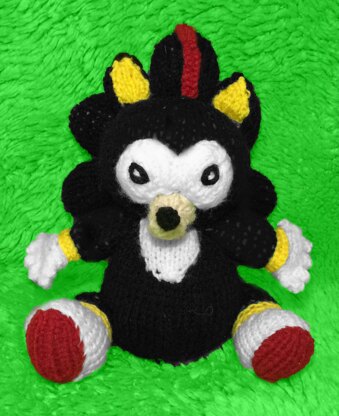 Shadow (Sonic Hedgehog) choc orange cover / toy