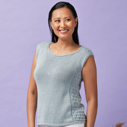 Haleakala - Top Knitting Pattern For Women in Valley Yarns Westhampton by Valley Yarns