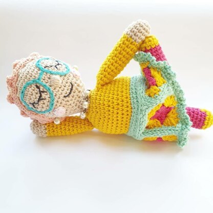 Nancy. Granny Square Doll