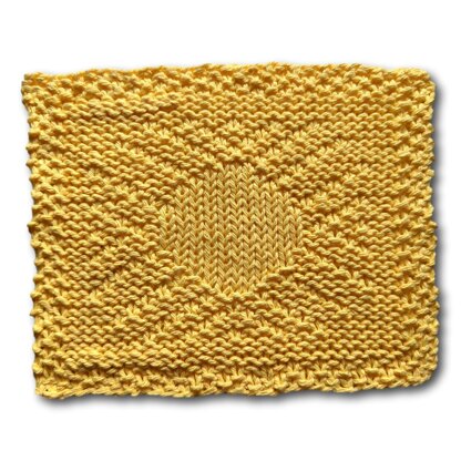 Aug: Sunshine Washcloth