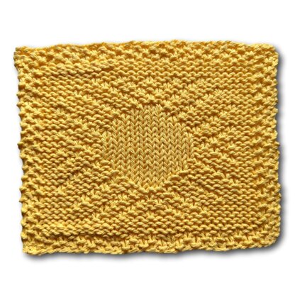 Aug: Sunshine Washcloth