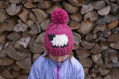 Pink Sheep Winter Hat Pompom Toque Winter Child Women