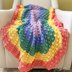 Rainbow Bobble Stitch Crib Blanket