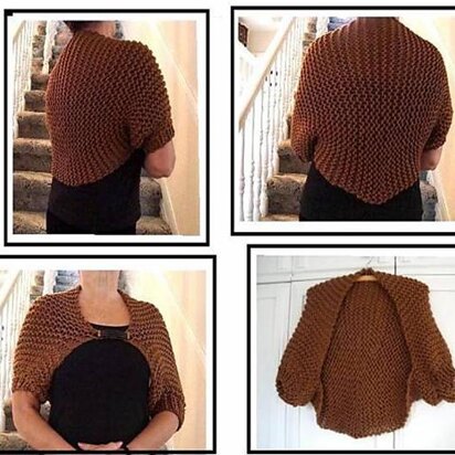 627 KNIT SHRUG, WOMEN'S CARDIGAN SWEATER