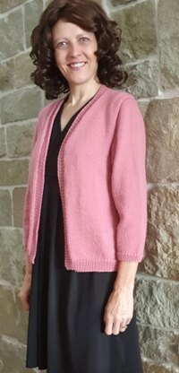 Adele - ladies 8ply classic cardigan