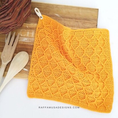 Honeycomb Textured Dishcloth