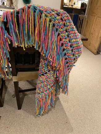 My Technicolour Shawl #3