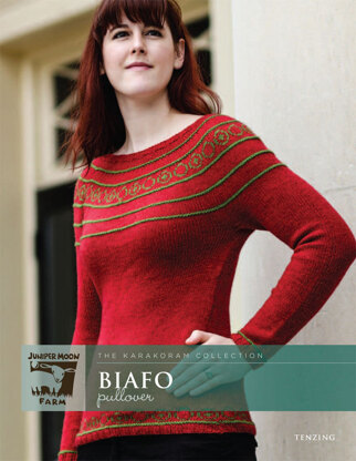 Biafo Pullover in Juniper Moon Farm Tenzing