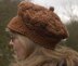 Cabled Beret and Newsboy Cap - Chunky Version