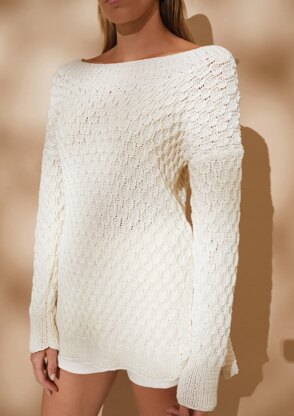 Honey Sweater in Rowan Cotton Cashmere - RM004-00006-DE - Downloadable PDF