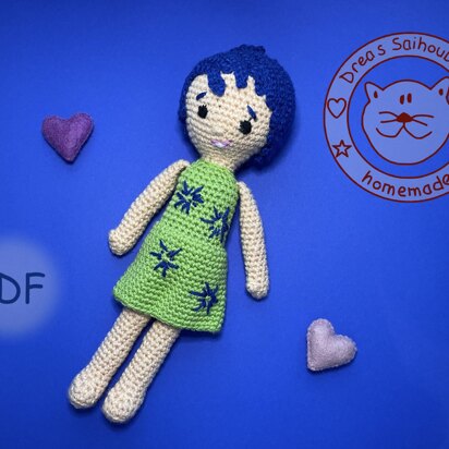 Joy amigurumi doll