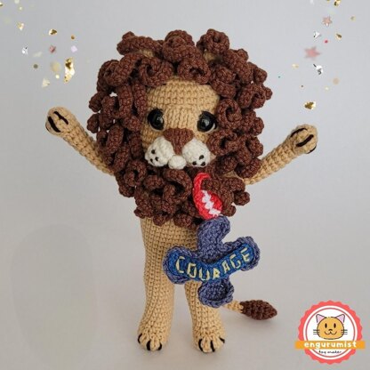Cowardly Lion Amigurumi Pattern
