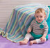 Baby Stripes Blanket in Red Heart Super Saver Economy Solids - LW4619 - Downloadable PDF