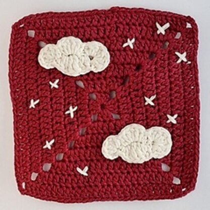 Cloud granny square