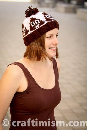 Poop Emoji Knit Hat