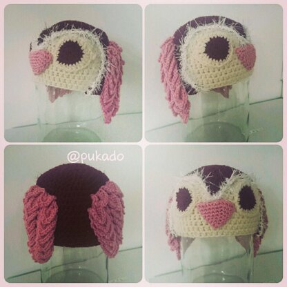 Woodland Animals Hat Series - Owl - 5 sizes included