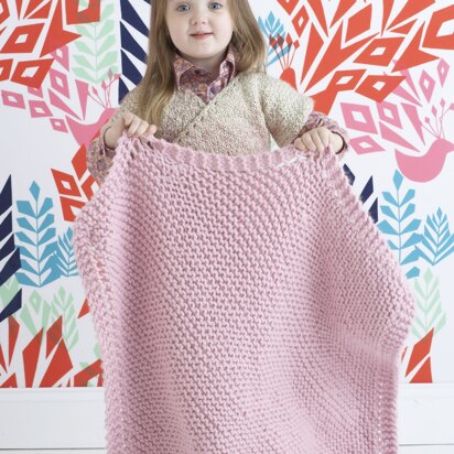 Cuddle Tight Baby Blanket in Lion Brand Wool-Ease Thick & Quick - 80717AD - knitting pattern