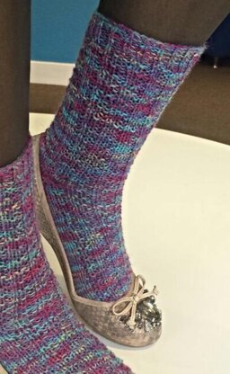 Waffle Stitch Socks