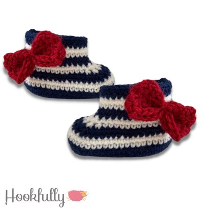 Summer nights nautical booties