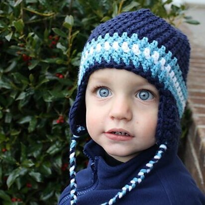 Earflap Beanie size Child to Adult