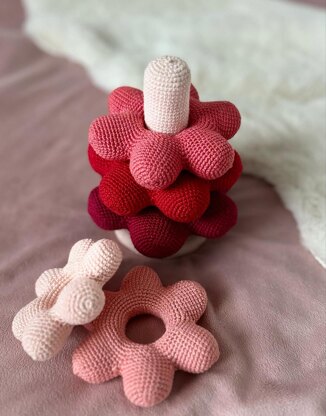 Flower - baby stacking toy