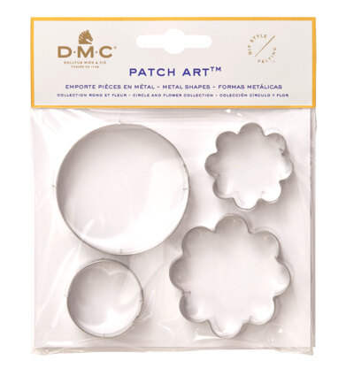 DMC Patch Art Shapes - Dot & Flower
