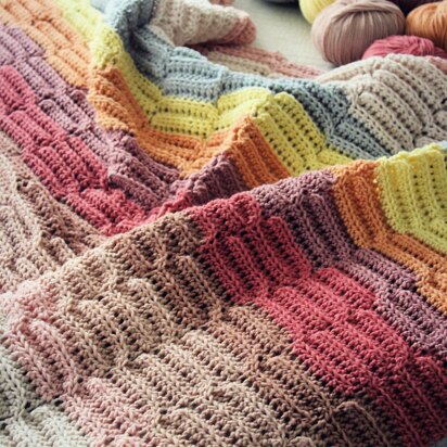 Yarn Strata Afghan