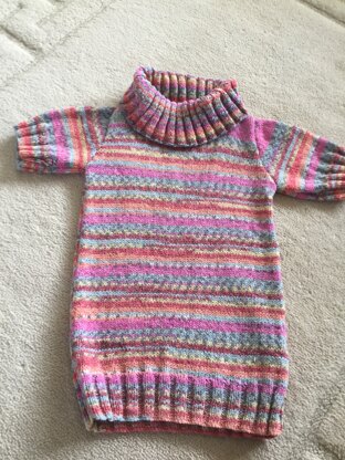 Girls knitted sweater dress