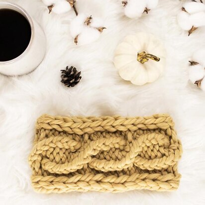 Headband : Merriment - knitting pattern