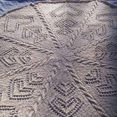 Love Grows blanket - knitting pattern