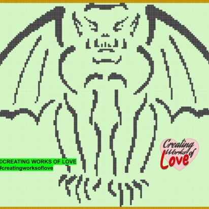 Gargoyle green Stitch Graph