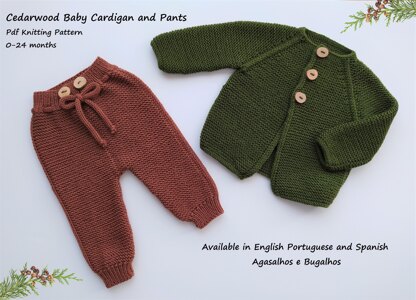 Cedarwood Baby Cardigan and Pants