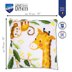 Vervaco Jungle Animals Cross Stitch Cushion Kit - 40 x 40 cm