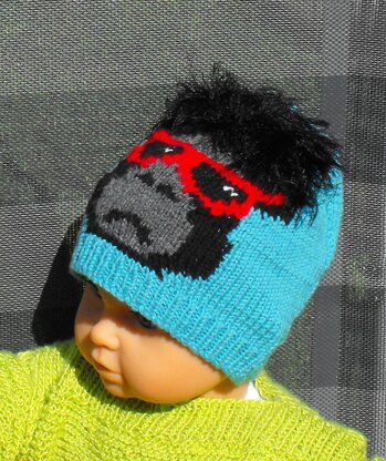 Baby Madmonkeyknitter Beanie Hat