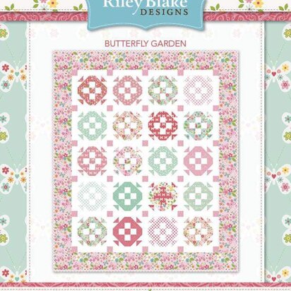 Riley Blake Butterfly Garden - Pink - Downloadable PDF