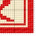 Initial Letter Q Pillow Mini C2C Crochet Pattern Alphabet Name Bordered Cushion