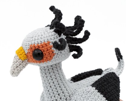 Amigurumi Secretary Bird