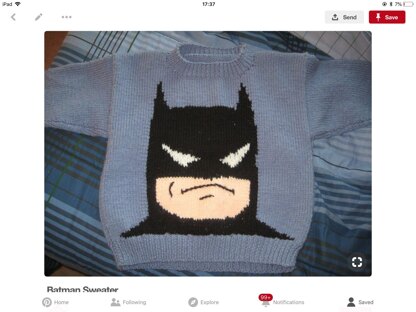 Logan's Batman sweater