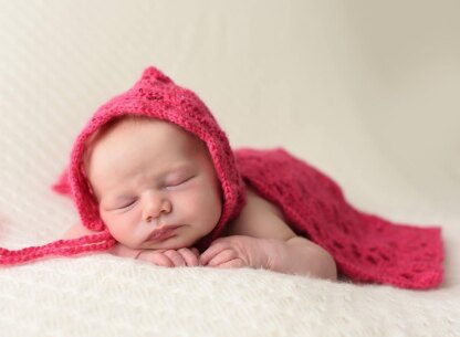 Maribelle Newborn Bonnet & Wrap