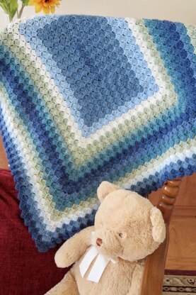 Sleepy Time Mandala Baby Blanket